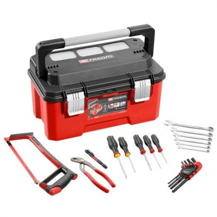 FACOM BP.P20ACM1PB - Boîte à outils avec assortiment (22 pièces)