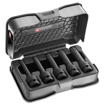 FACOM NSVL.J5APB - Jeu de douilles impact XZN® 1/2'' (5 pièces)
