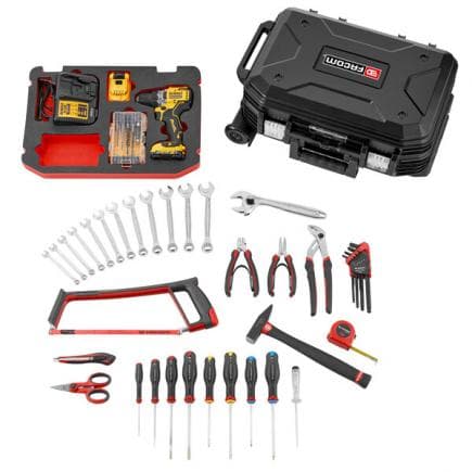 FACOM BV.R30CMD1PB - Valise à roulettes avec assortiment pour la maintenance industrielle (68 pièces)