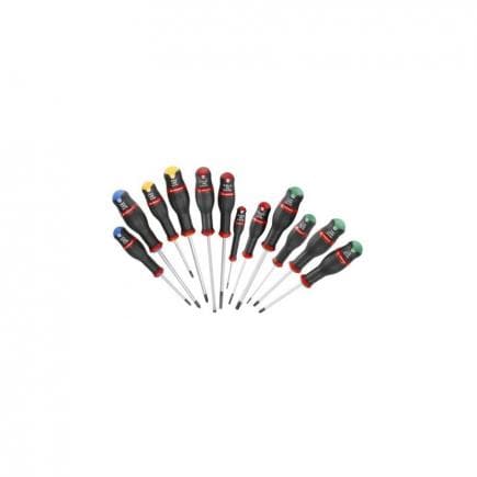 FACOM AT.J12R2PB - Jeu de tournevis Protwist® avec 2 supports (12 pièces)