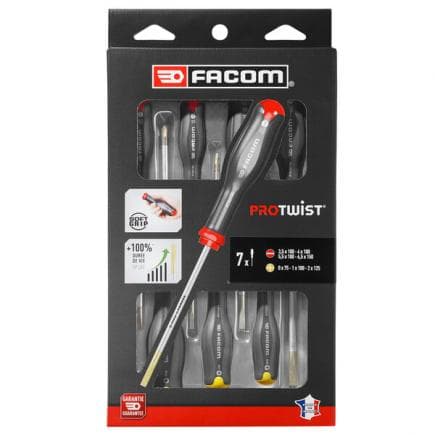 FACOM AT.7PB - Jeu de tournevis Protwist® (7 pièces)