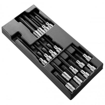 FACOM MOD.SHPBPB - Jeu de douilles tournevis 1/2'' pour culasse (16 pièces)