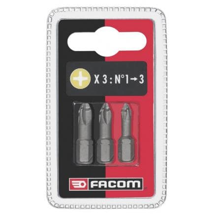 FACOM EP1.J3 - Jeu de 3 tournevis High Perf' pour vis Phillips®
