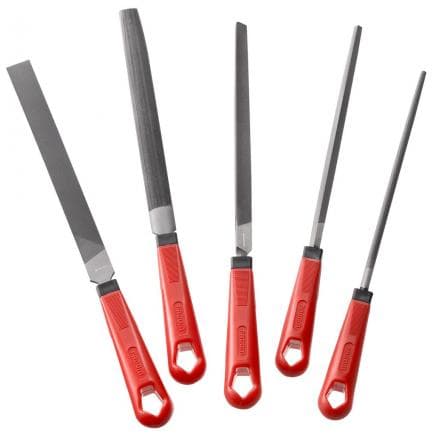 FACOM LIM200EM.J5 - Lot de 5 limes mi-douces 200mm