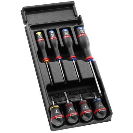 FACOM MOD.AT3 - Module de 8 tournevis Protwist® dont 4 boules