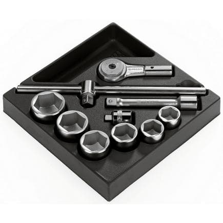 FACOM MOD.K1 - Module K1 de douilles 3/4'' 6 pans de 34 à 55 mm