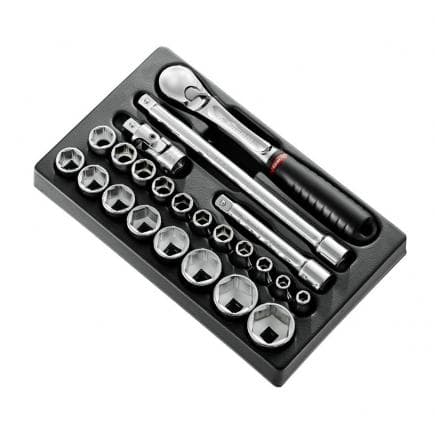 FACOM MOD.SL161-36 - Module SL161.36 avec douilles 1/2'' 6 pans métriques