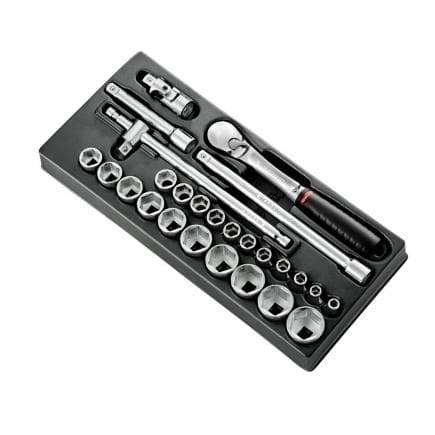 FACOM MOD.SL161-46 - Module SL161.46 avec douilles 1/2'' 6 pans métriques