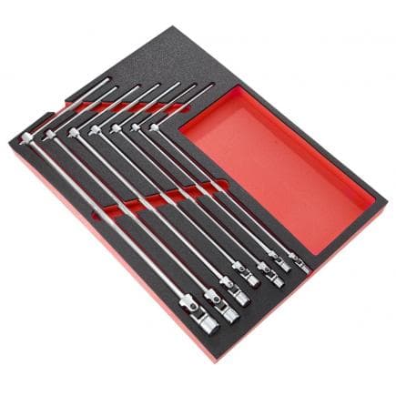FACOM MODM.99B - Module de 7 clés en T articulées de 7 à 19 mm en plateau mousse