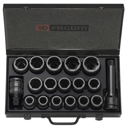 FACOM NK.500E - Assortiment de douilles Impact 3/4'' de 19 à 42 mm