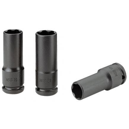 FACOM NSB.3 - Jeu de 3 douilles longues Impact 1/2'' à parois minces pour écrous de roue