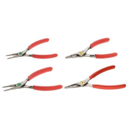FACOM PCSNJ4 - Jeu de 4 pinces à circlips - Becs droits - 10 à 60 mm