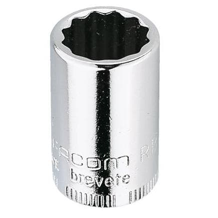 FACOM RB.3/16 - Douilles 1/4'' 12 pans à paroi mince, en pouces