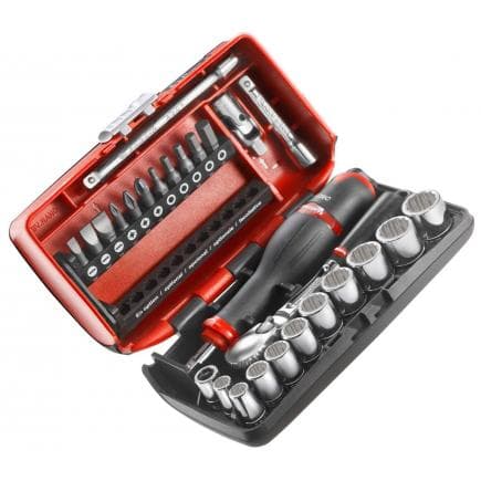 FACOM RL.NANO112 - Coffret de douilles 1/4'' 12 pans métriques