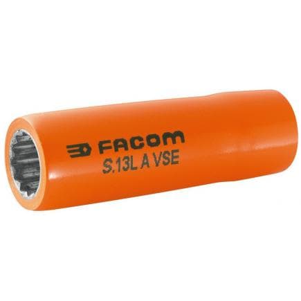 FACOM S.12LAVSE - Douilles longues 1/2'' 12 pans isolées 1000 V, série VSE