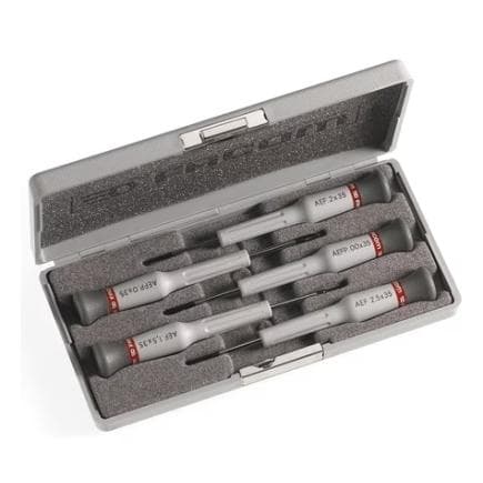 FACOM AEF.J1 - Coffret de 5 tournevis Micro-tech fente Phillips