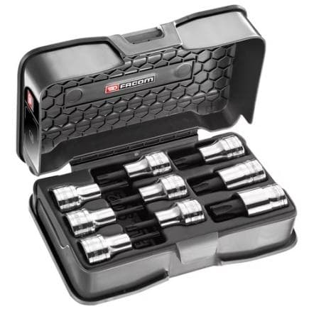 FACOM AMEX.3APB - 9 Douilles à embout Torx 1/2"