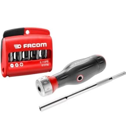 FACOM ATCL.2A3PB - Composition de tournevis 3 in 1 Protwist et jeu mixte de 10 embouts