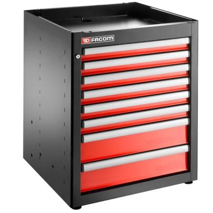 FACOM JLS3-MBS8T - Base simple avec 8 tiroirs, rouge