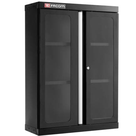FACOM JLS3-MHSPVBS - Armoire supérieure et 2 portes vitrées, noir