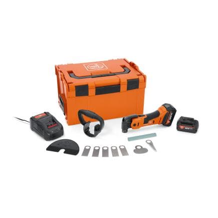 FEIN 71293763000 - MULTIMASTER AMM 700 1.7 Q - Outil oscillant sans fil 18V 5Ah (avec 2 batteries et chargeur)