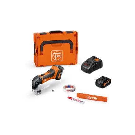 FEIN 71300664000 - ABLS 18 1.6 E AS Set - Cisaille à tôle sans fil (avec 2 batteries et chargeur)