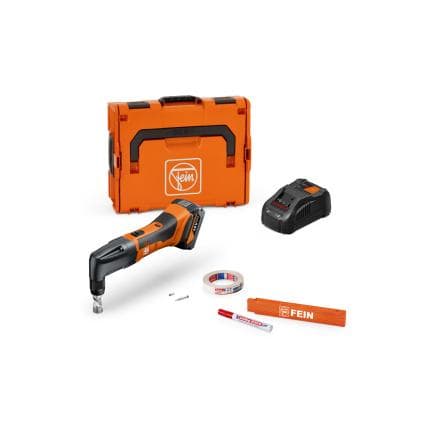 FEIN 71321163000 - ABLK 18 1.6 E AS Set - Grignoteuse sans fil 18V 5.0Ah (avec 1 batterie et chargeur)