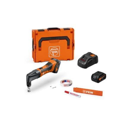 FEIN 71321164000 - ABLK 18 1.6 E AS Set - Grignoteuse sans fil 18V 5.0Ah (avec 2 batteries et chargeur)