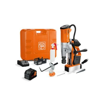 FEIN 71700463000 - Coffret AKBU 35 PMQW 18 V AS - Perceuse-visseuse sans fil universelle à base magnétique 18V 12Ah (avec batterie et chargeur)