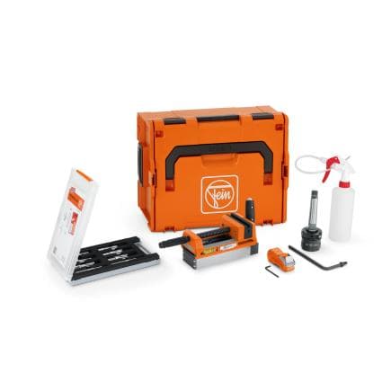 FEIN 90701007000 - VersaMAG CM3 - Étau magnétique avec set de fraises à carotter