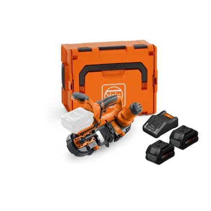 FEIN 71350162000 - ABAS 18-63 AS Set - Scie à ruban sans fil 18V 8 Ah (avec 2 batteries et chargeur)
