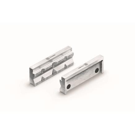 FEIN 30240477010 - Paire de mâchoires de protection prismatiques en aluminium de 110 mm
