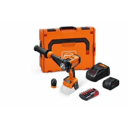 FEIN 71161562000 - ASCM 18-4 QM AS Universal-lean-top Set - Tournevis sans fil 18 V (avec batterie 1 x 5 Ah, chargeur et jeu d’embouts dans l’étui)