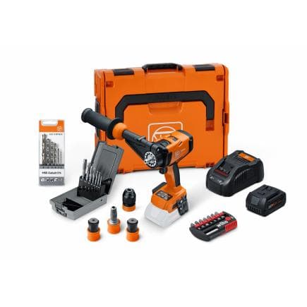 FEIN 71161563000 - ASCM 18-4 QM AS Metal Advanced Top Set - Tournevis sans fil 18 V (avec 1 batterie de 5 Ah, chargeur et jeu d’embouts dans l’étui)