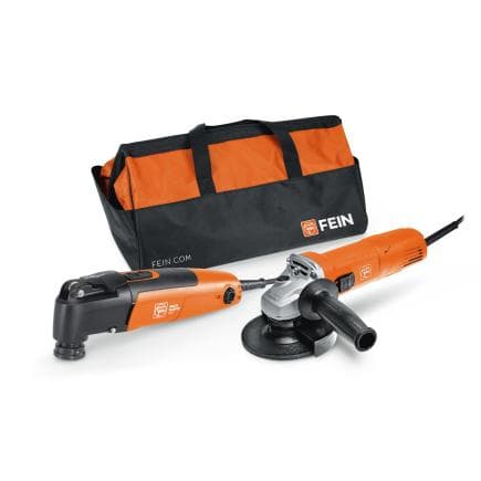 FEIN 99100000834 - CG 7-125 + MM 300 - Ensemble avec meuleuse compacte CG 7-125 et MULTIMASTER MM 300