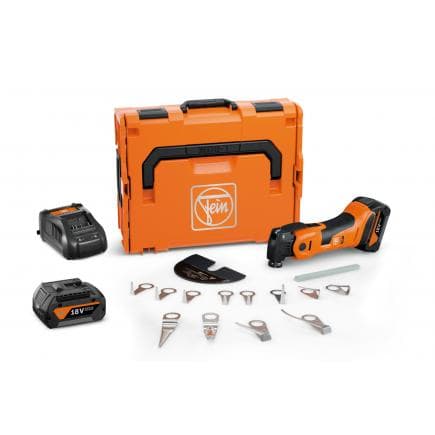 FEIN 71293762000 - MULTIMASTER AMM 700 1.7 Q Autoglas AS - 18V Machine oscillante sans fil - en mallette avec 2 batteries et chargeur