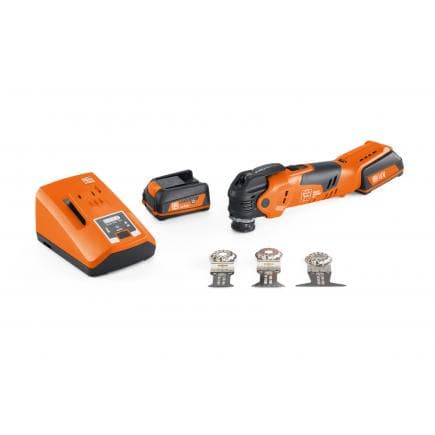 FEIN 71293261000 - AMM 300 Plus Start - 12V Machine oscillante sans fil - en mallette avec 2 batteries et chargeur