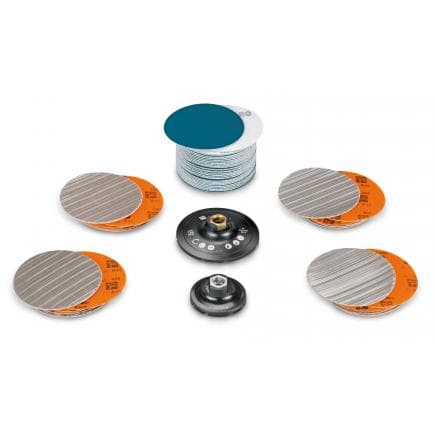 FEIN 63806193040 - Set acier inoxydable pour la préparation au polissage de surface/tubes/profilés (47 pcs.)