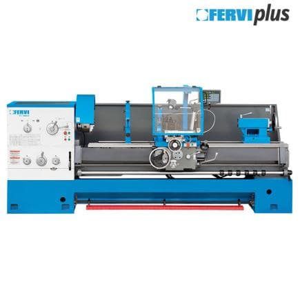 FERVI T095F20 - Tour parallèle avec embrayage et affichage avec distance entre les centres 2000mm