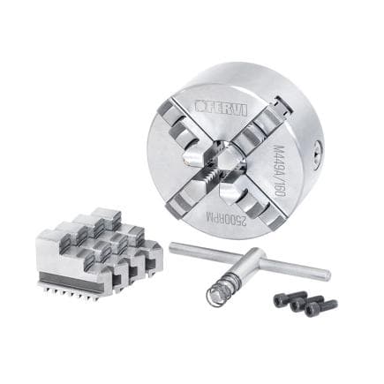 FERVI M449A/080 - Mandrin à mâchoires 4+4 à centrage automatique de précision