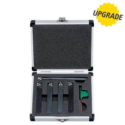 FERVI B007/20 - Lot de 5 outils d’insertion pour les opérations de tournage