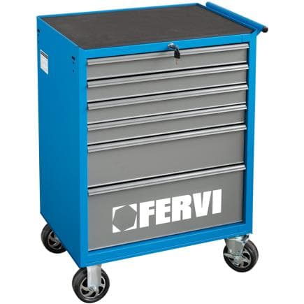 FERVI C900CA - Chariot avec 6 tiroirs et assortiment (290 pièces)