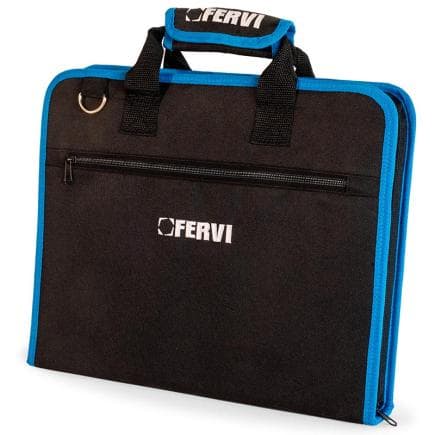 FERVI 0164 - Étui en tissu avec outils et accessoires (59 pièces)