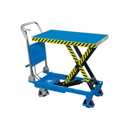 FERVI 0010 - Chariot réglable en hauteur avec une capacité maximale de 500 kg