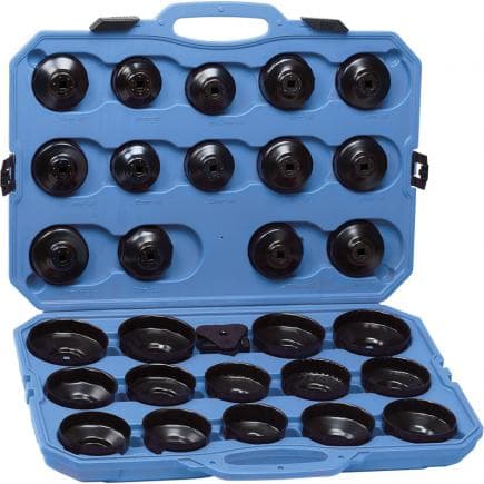 FERVI 0018/30 - Jeu de clés pour filtres à huile (28 pcs.)