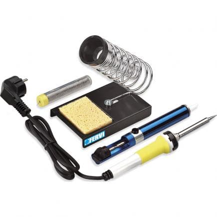 FERVI 0037 - Kit de soudure à l'étain 30 W