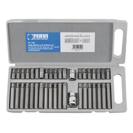 FERVI 0104 - Jeu d'embouts 3/8'' (40 pcs.)
