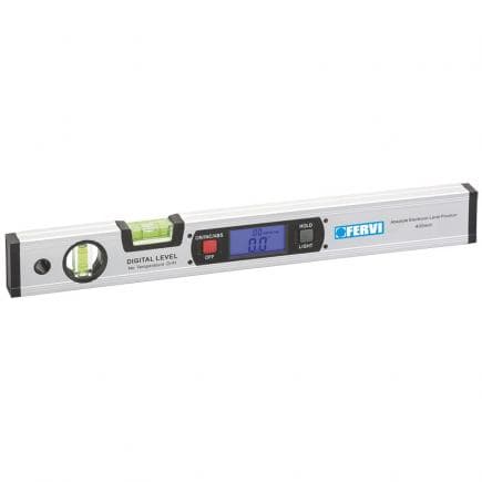 FERVI 0109 - Niveau numérique magnétique avec corps en aluminium 400 mm
