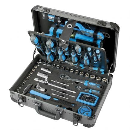 FERVI 0110 - Mallette avec outils et accessoires (133 pièces)