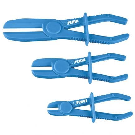 FERVI 0136 - Jeu de pinces en nylon (3 pcs.)